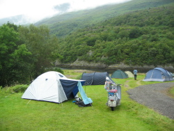 Zeltplatz am Loch Leven