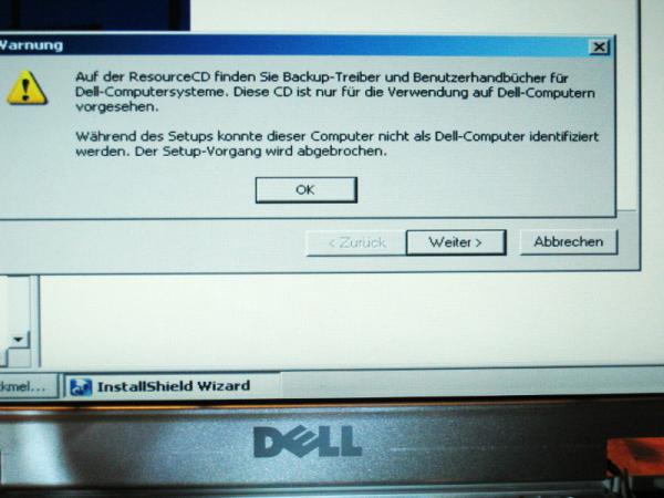 Nur auf Dell-Rechnern