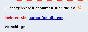 Suche nach blumen für die ex