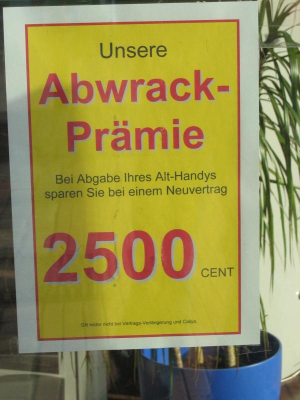 Abwrackprämie