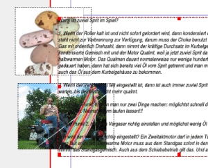 Text und Bilder zusammen