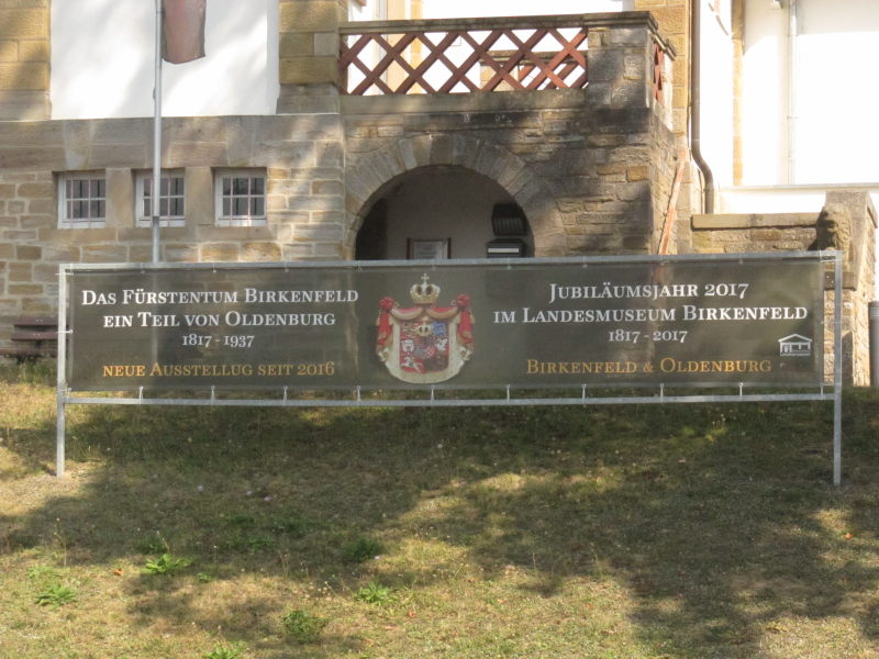 Landesmuseum Birkenfeld Ausstellungschild