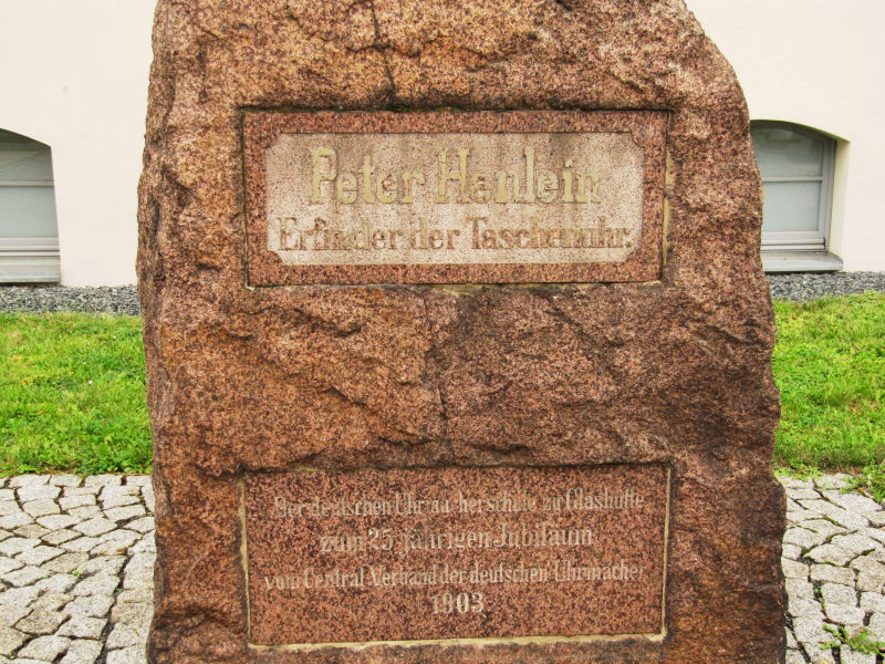 Glashütte Gedenkstein Peter Hänlein