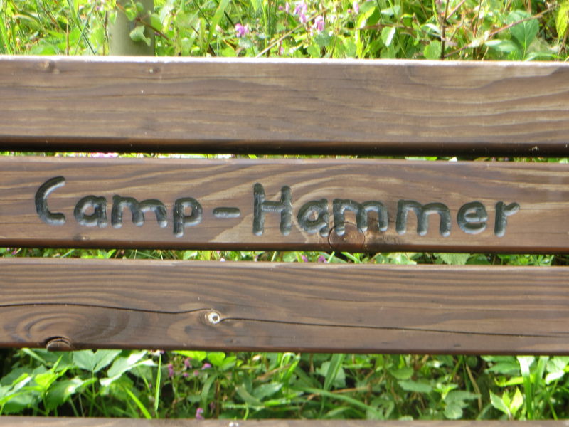 Schild Camp Hammer