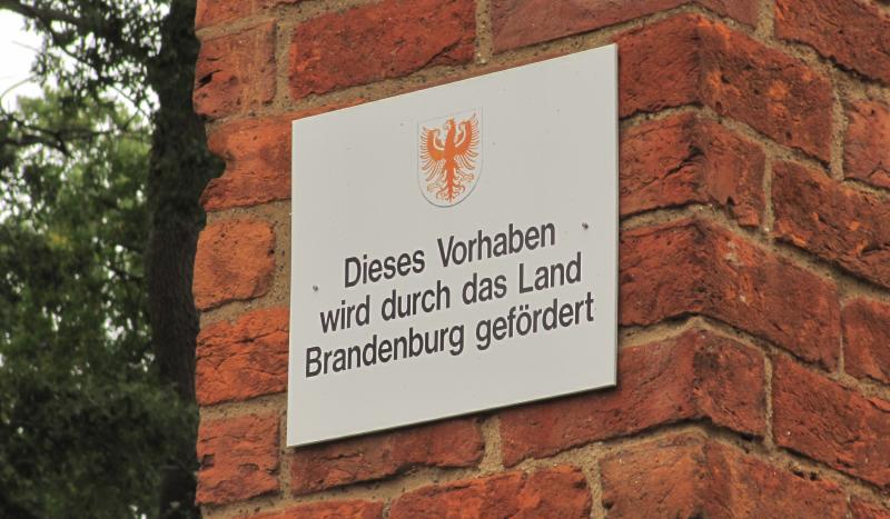 Boitzenburg-Klosterruine-Schild