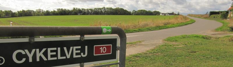 Schild Radweg 10