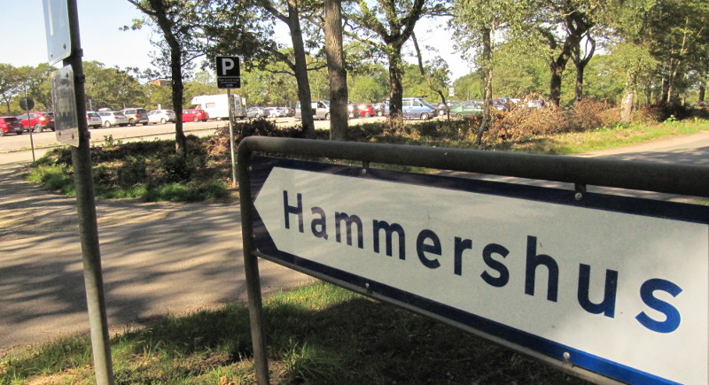 Hammershus-Wegweiser