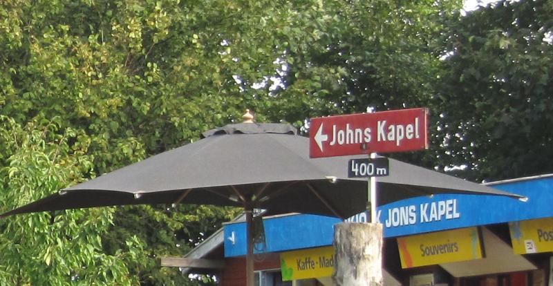 Wegweiser Jons Kapel