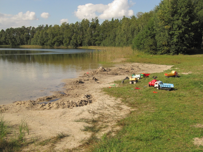 Strandbaustelle-Teerofen