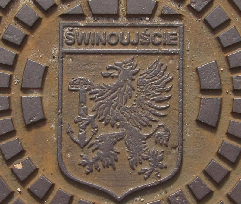 Das Wappen von Swinemünde