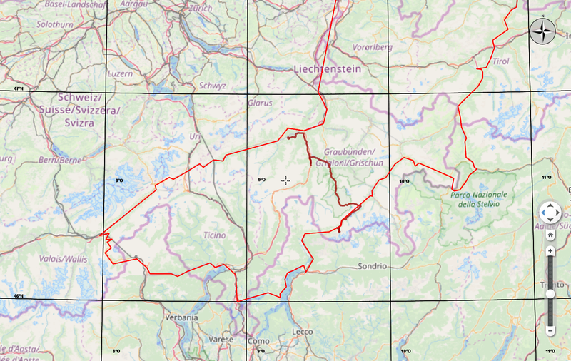 Die geänderte Reiseroute