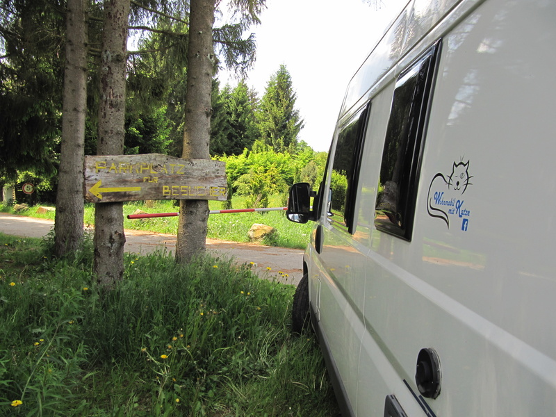 Die Zufahrt zum Campingplatz La Belle Vallee