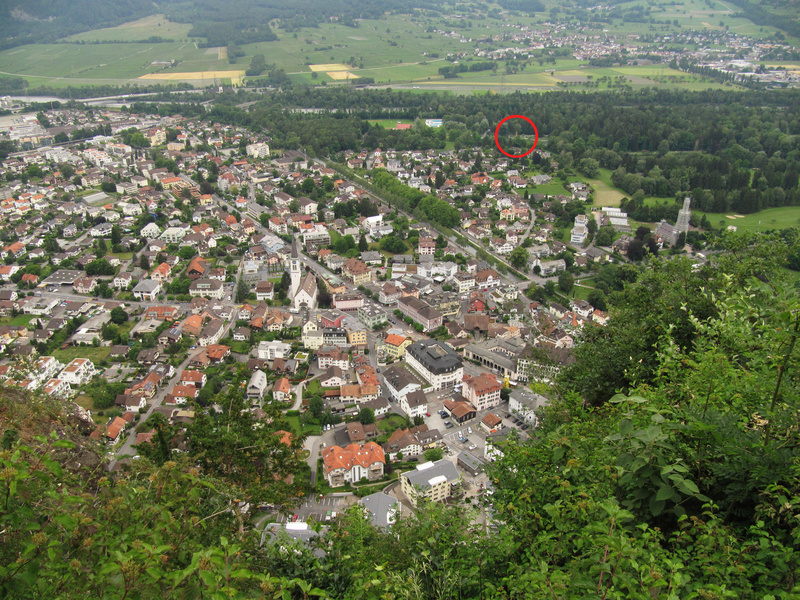 Aussicht auf Bad Ragaz