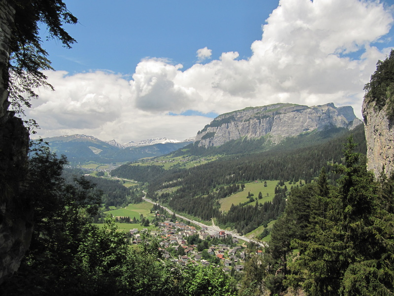 Aussicht auf halber Höhe