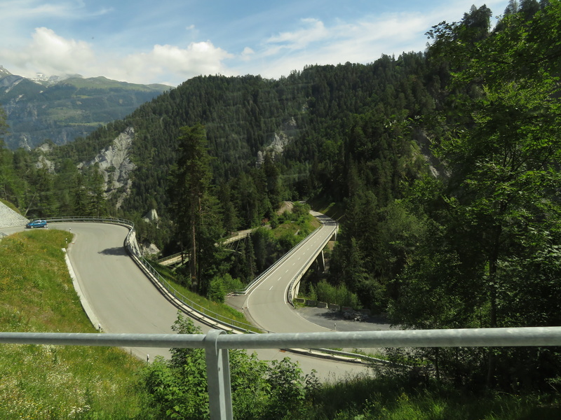 Weiterfahrt im Rheintal