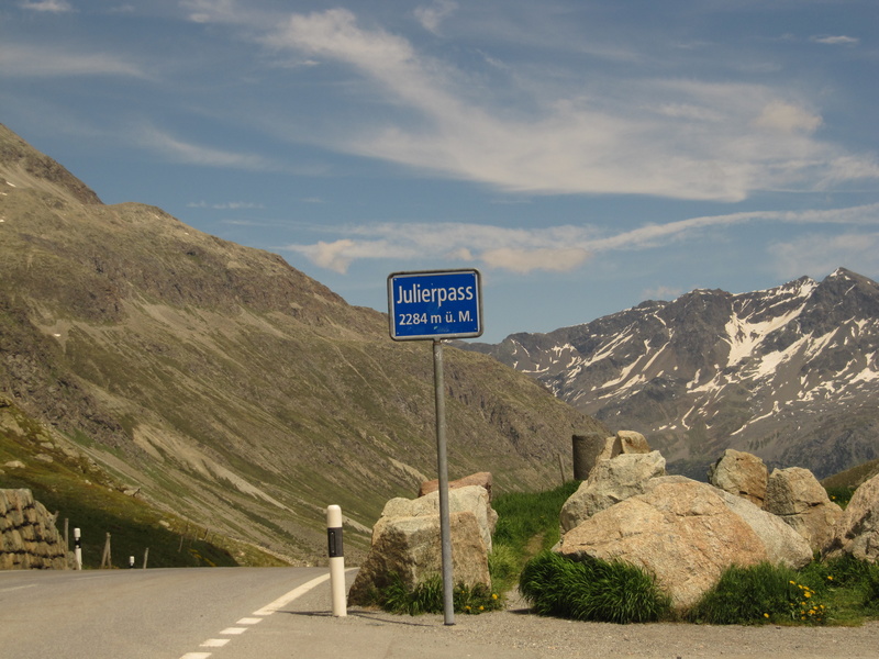 Schild Julierpass