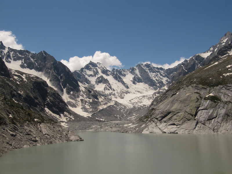 Der Albigna-Stausee