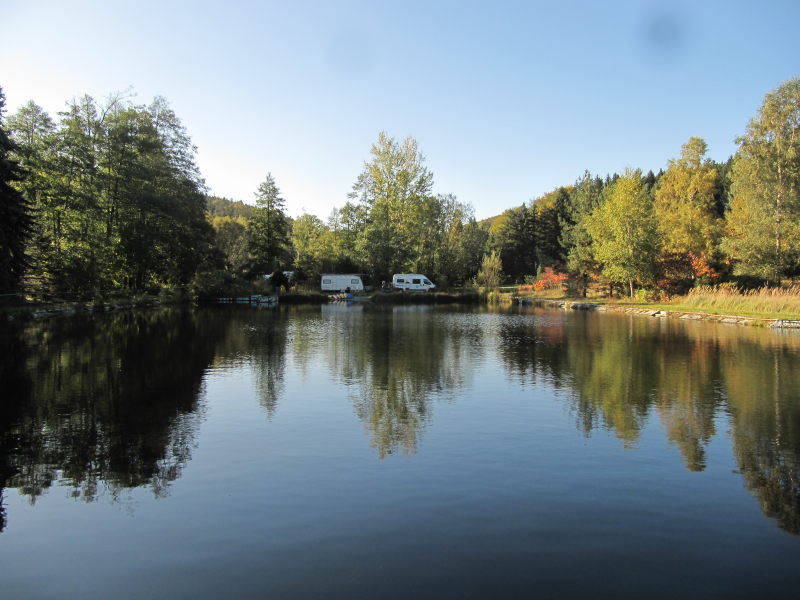 Schönes Wetter auf dem Campingplatz Bahra 4