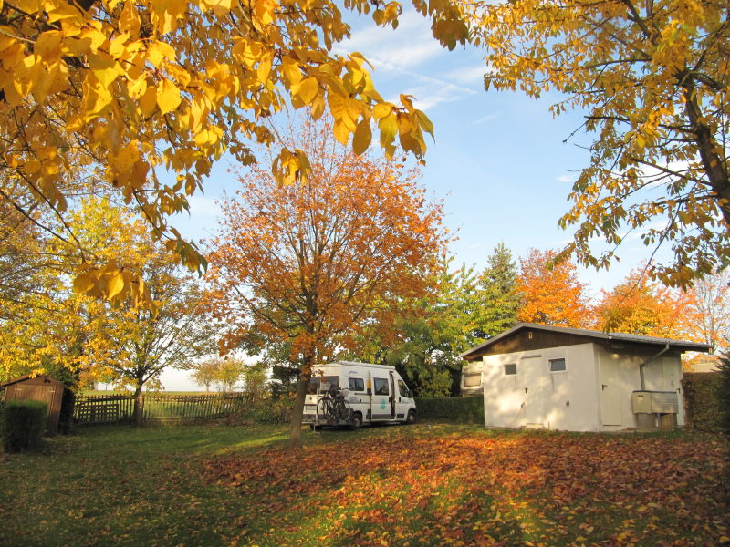 Der Campingplatz Dankerode im Herbst