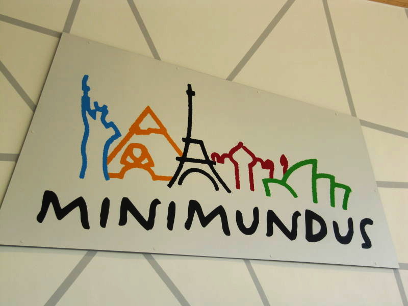 Minimundus-Schild