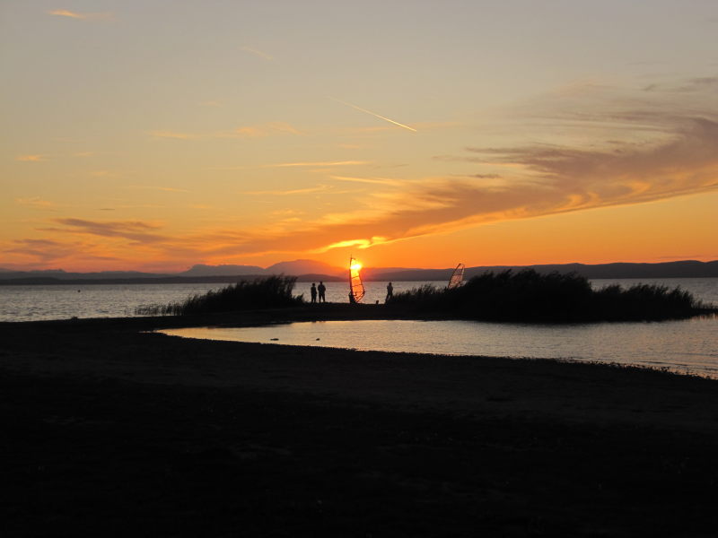 Sonnenuntergang am Neusiedler See