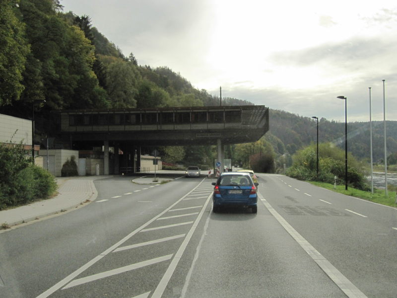 Grenze bei Schandau nach Tschechien