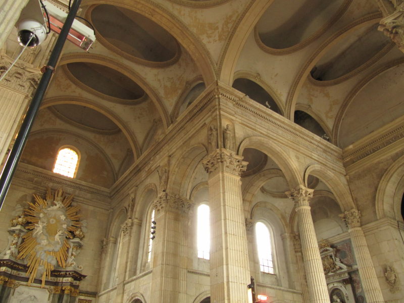 Boulogne Kathedrale Dach innen