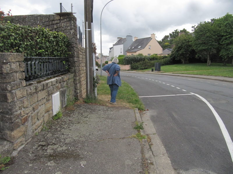 Douarnenez Gehweg weg