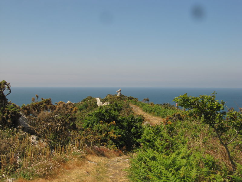 Karin auf dem Kuckucksfelsen 1