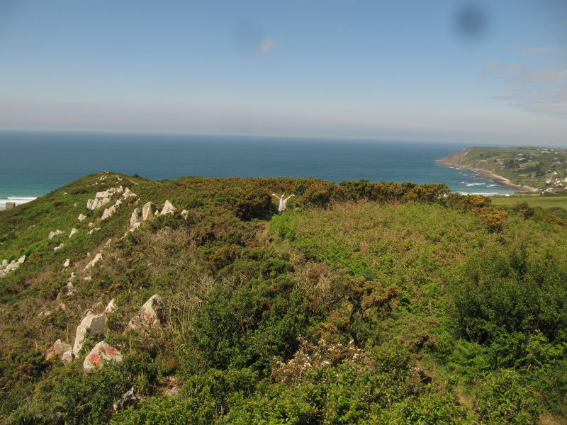 Karin auf dem Kuckucksfelsen 6