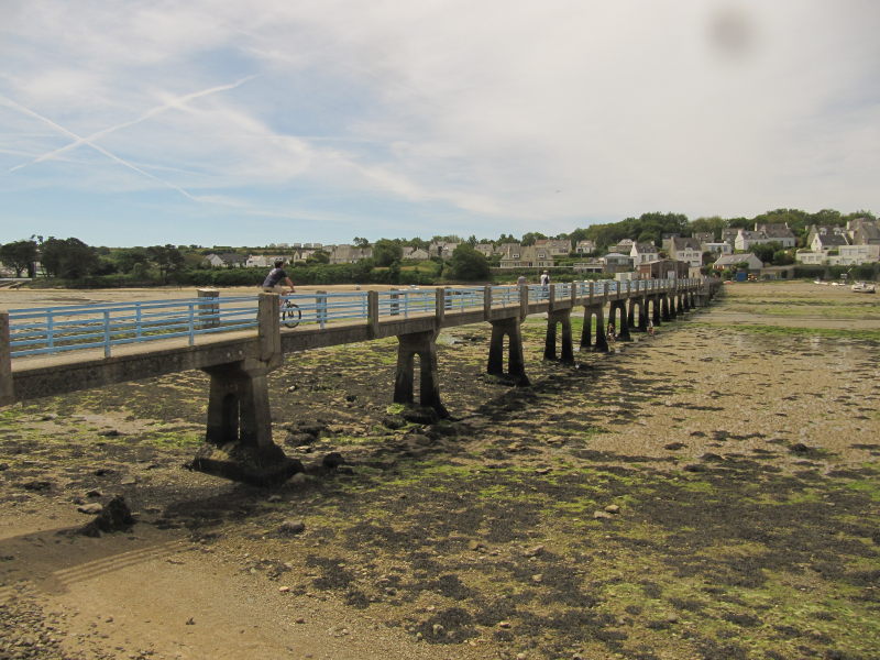 Die Fußgängerbrücke Passerelle in Le Conquet 1