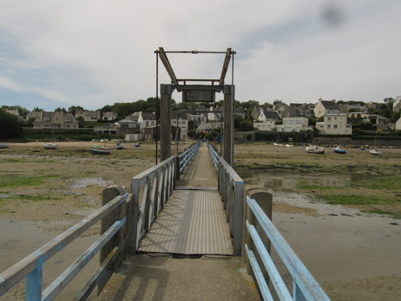 Die Fußgängerbrücke Passerelle in Le Conquet 3