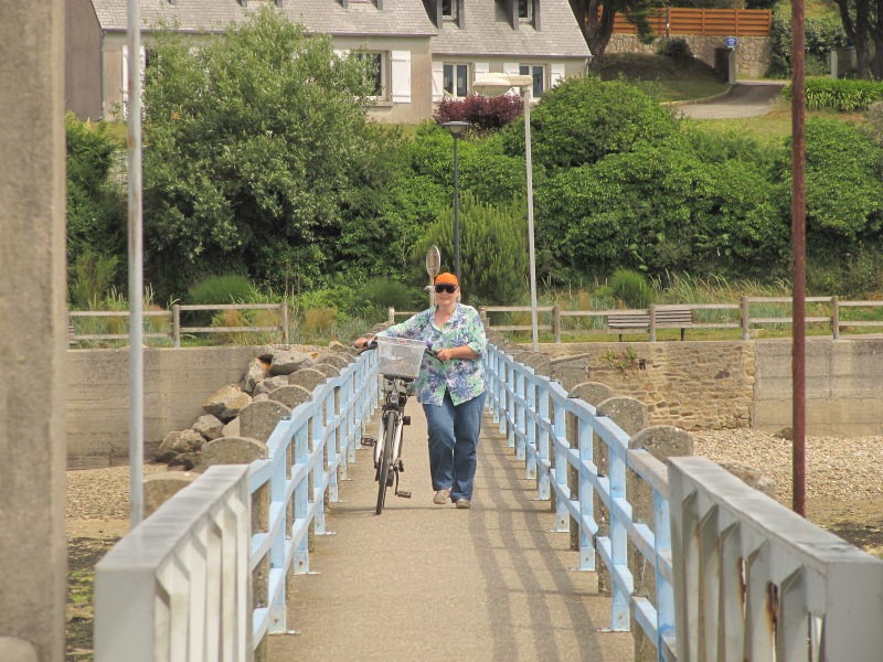 Die Fußgängerbrücke Passerelle in Le Conquet 5