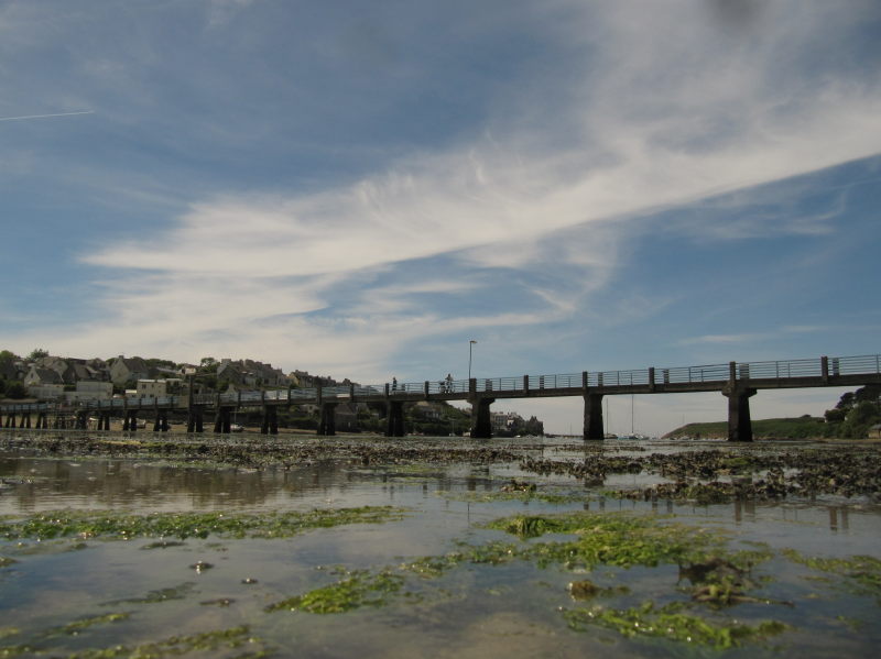 Passerelle bei auflaufendem Wasser 1