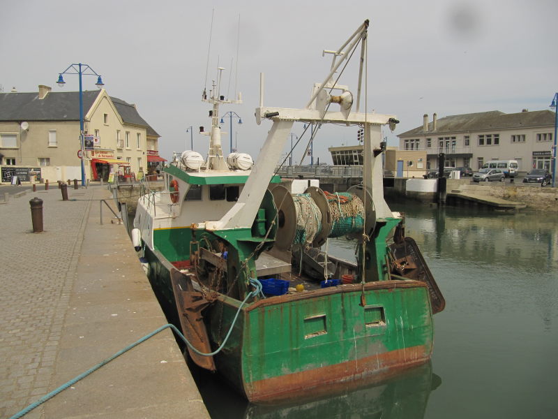 Fischkutter von hinten