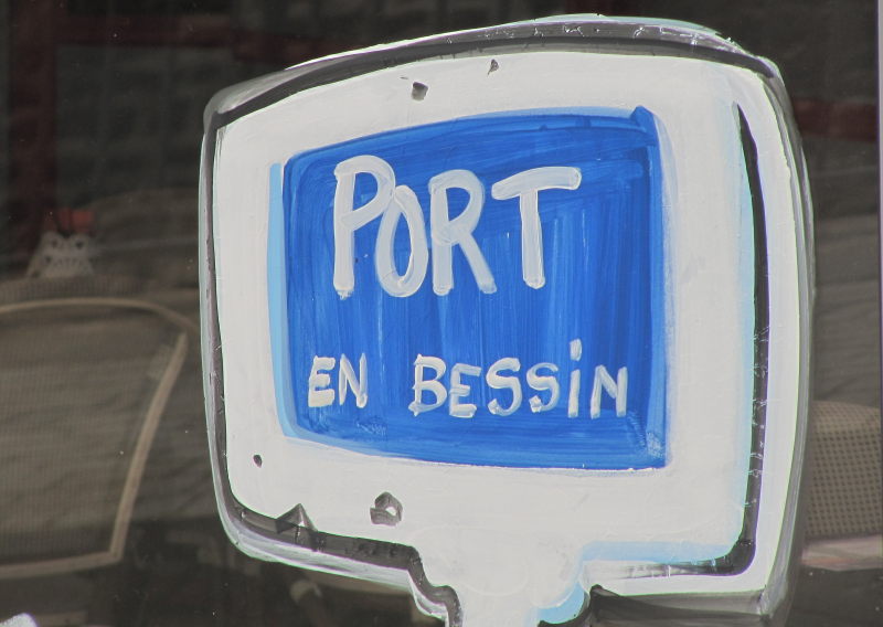 Schild Port en Bessin