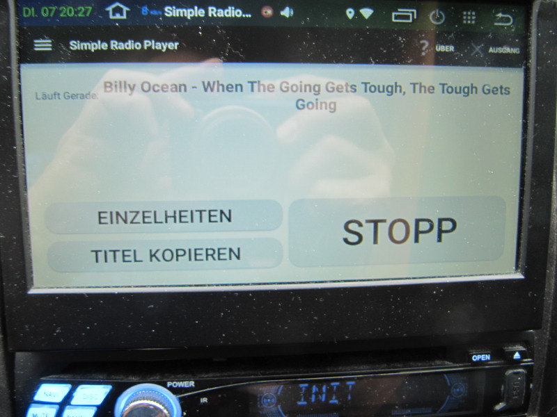 Das Autoradio spielt wieder