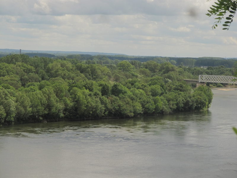 Saumur Campingplatz vom Schloss 2