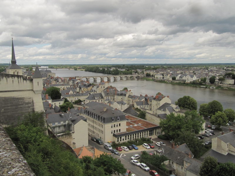 Saumur Stadt Totale