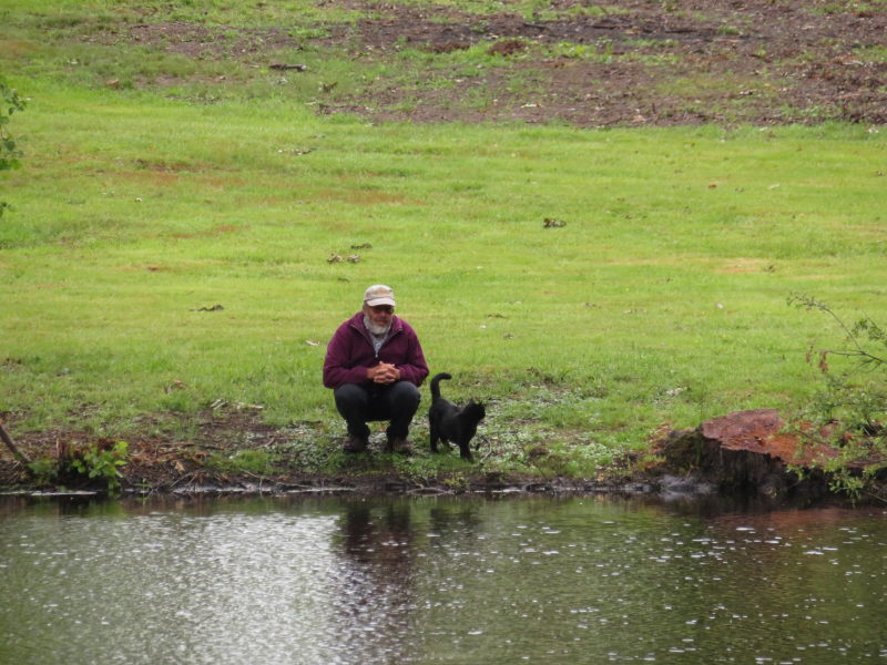 Regentag auf dem Campingplatz bei St Reine