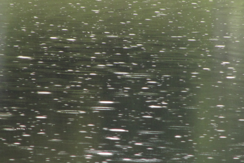 Regentag auf dem Campingplatz bei St Reine