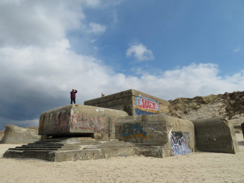 Lökken, Bunker auf dem Strand 4