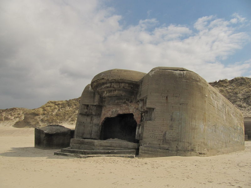 Lökken, Bunker auf dem Strand 2