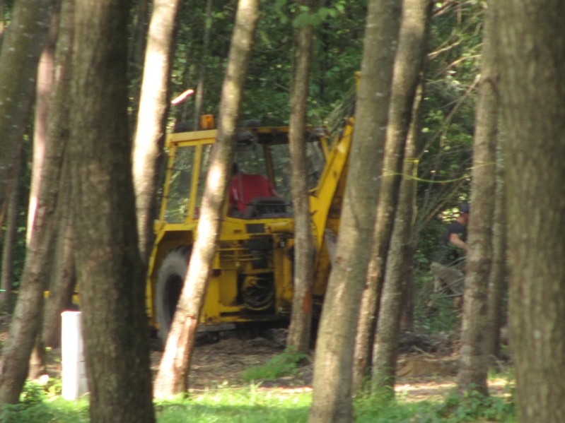 Maschinen auf dem Campingplatz