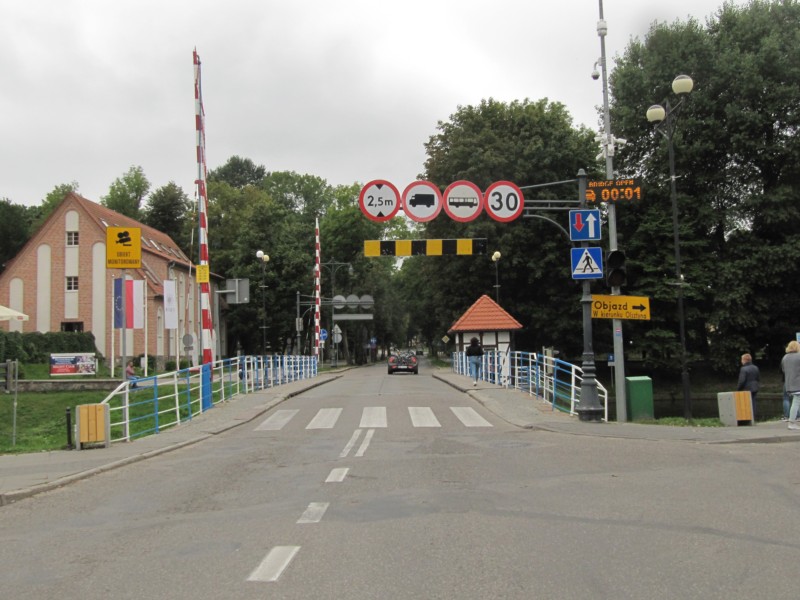 Die Drehbrücke in Lötzen 1