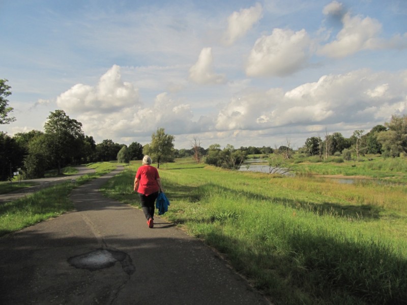 Spaziergang mit Karin