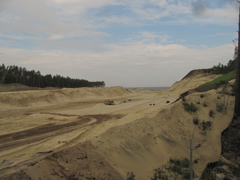 Kanal-Baustelle auf der Nehrung 12