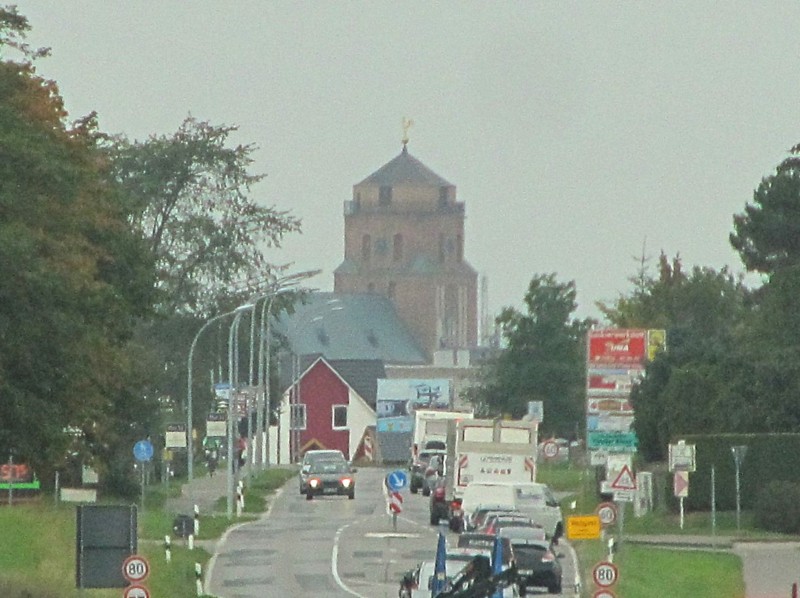 Stau vor Wolgast