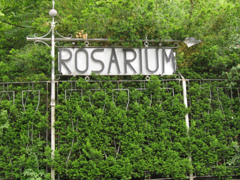 Altes Schild Rosarium