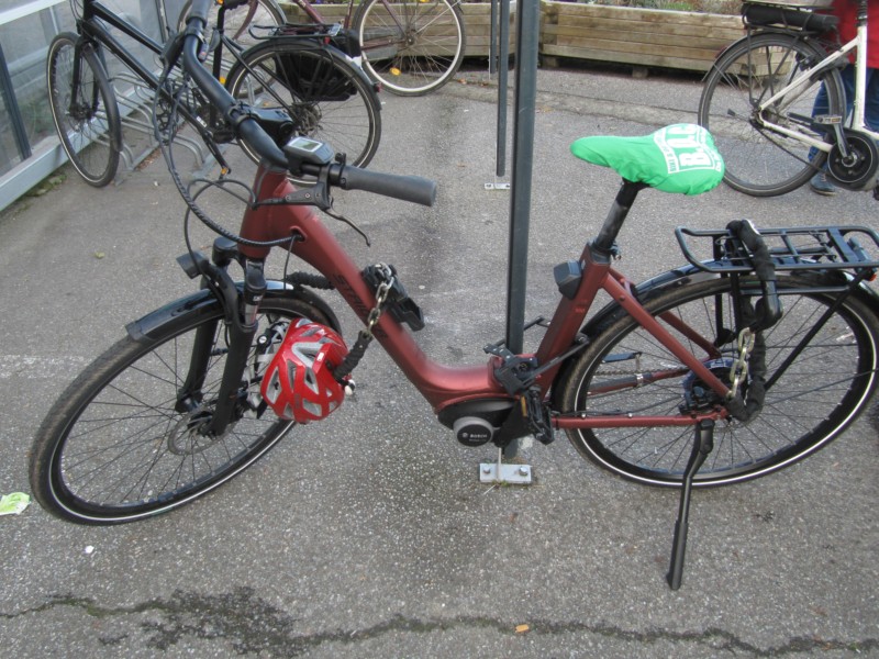 Fahrrad gut abgeschlossen